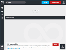 Tablet Screenshot of matchbook.com